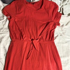 🧡Express new without tags red dress